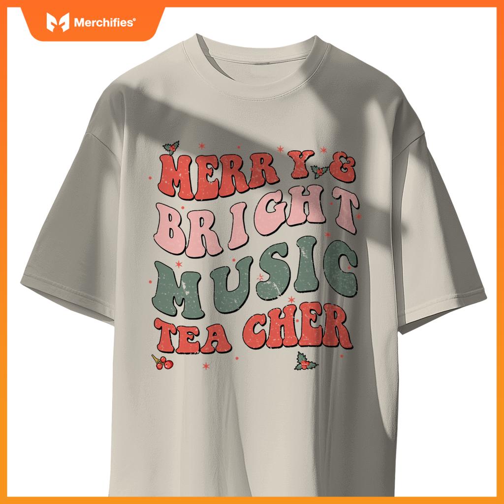 Christmas groovy merry and bright music teacher