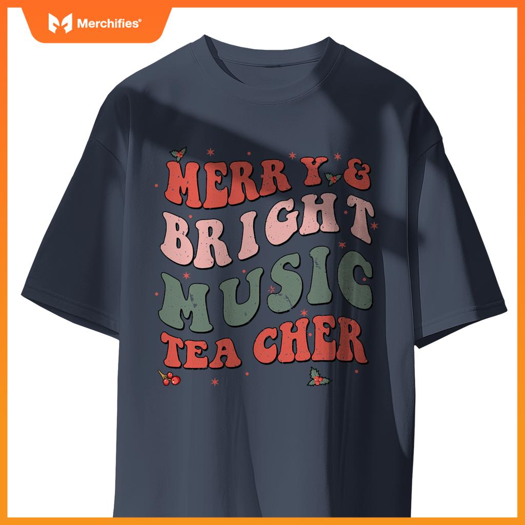 Christmas groovy merry and bright music teacher