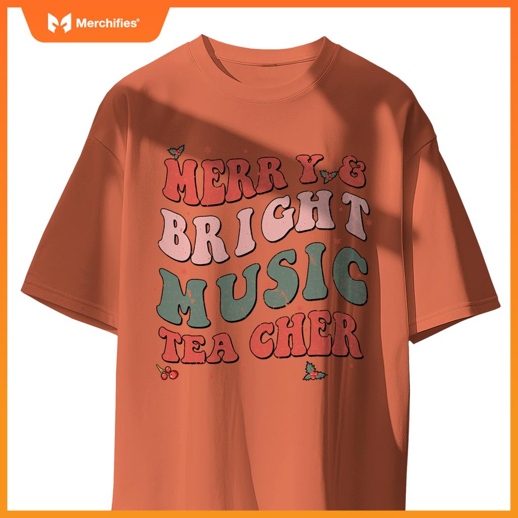 Christmas groovy merry and bright music teacher