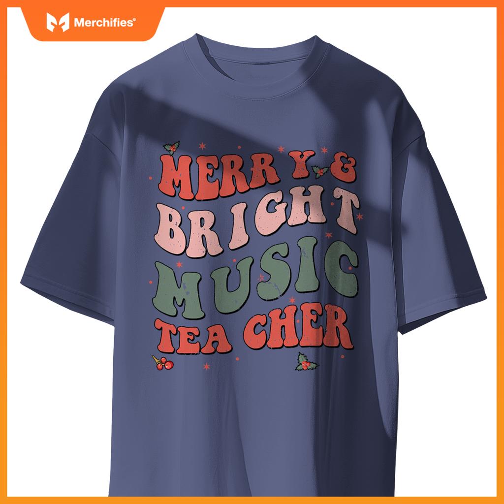 Christmas groovy merry and bright music teacher