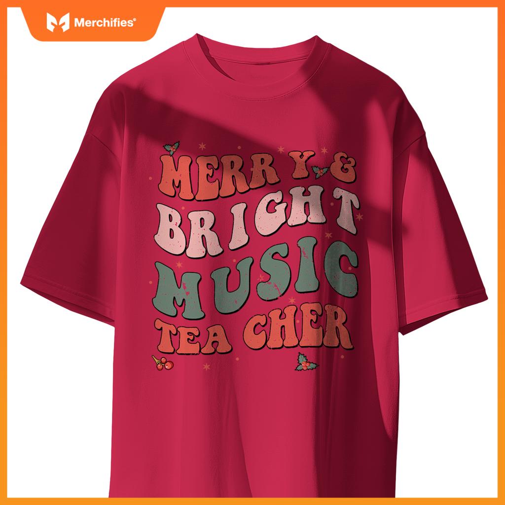 Christmas groovy merry and bright music teacher