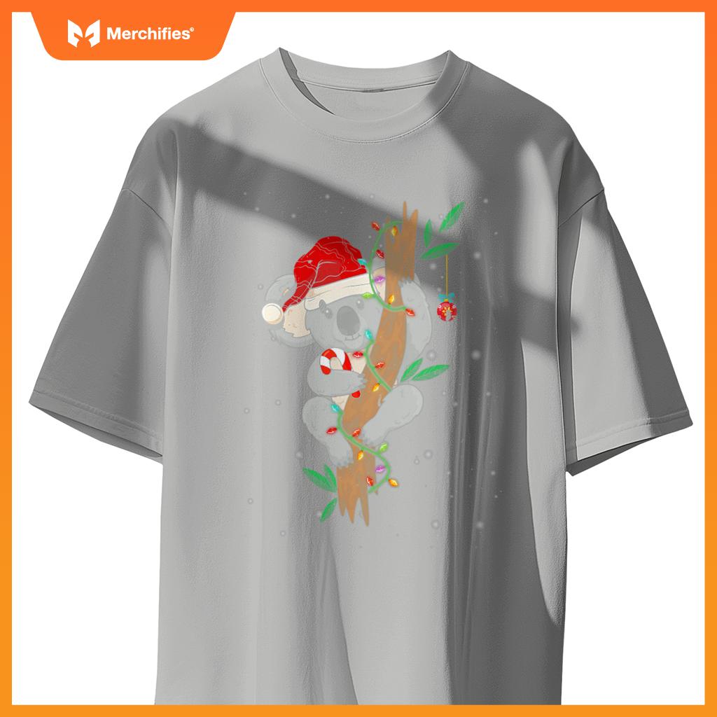 Christmas koala santa sleigh teacher