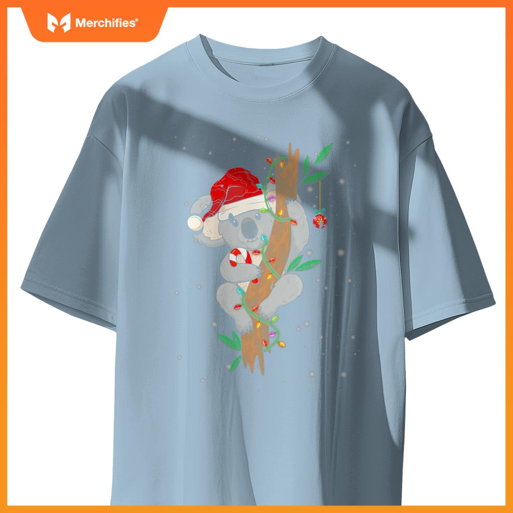 Christmas koala santa sleigh teacher