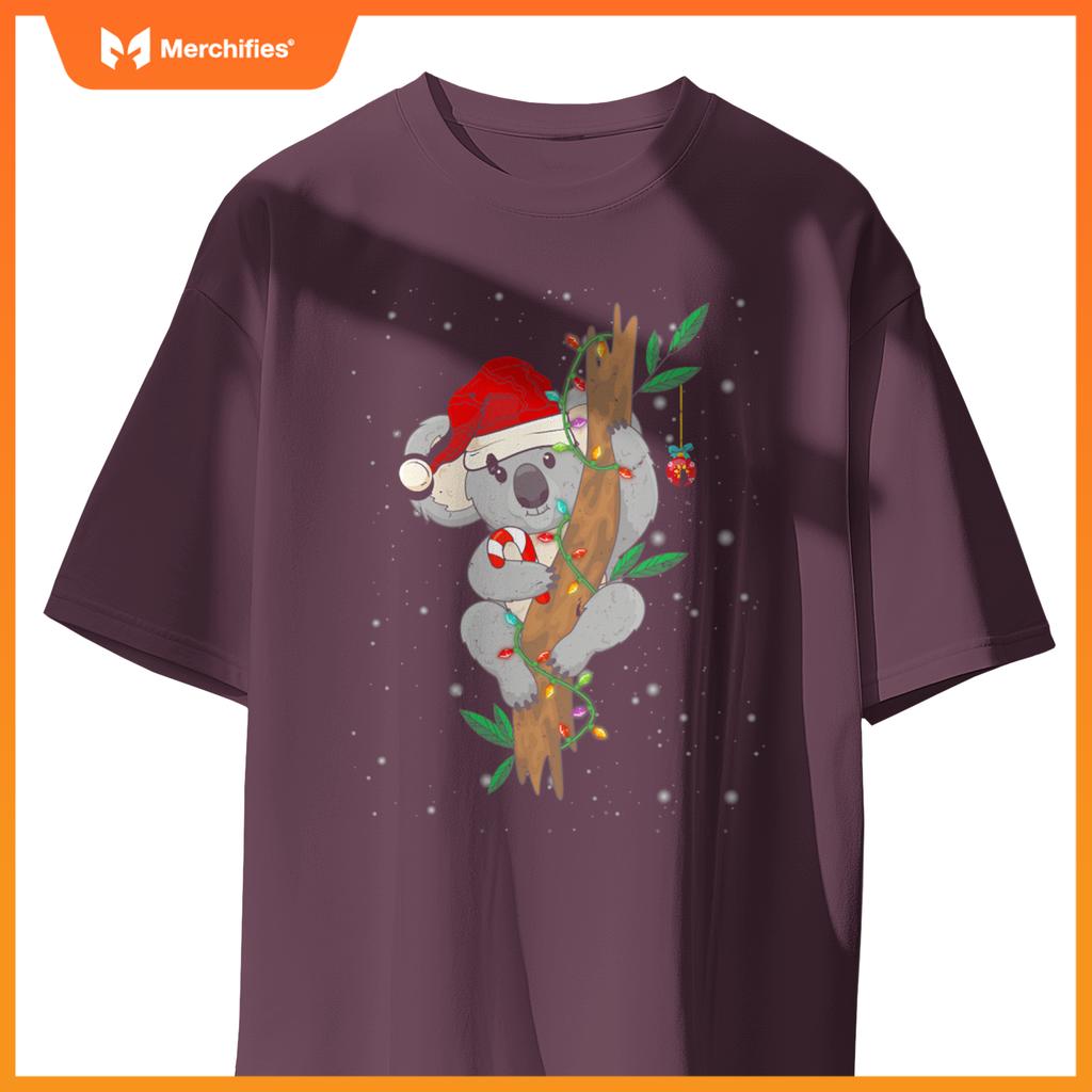 Christmas koala santa sleigh teacher