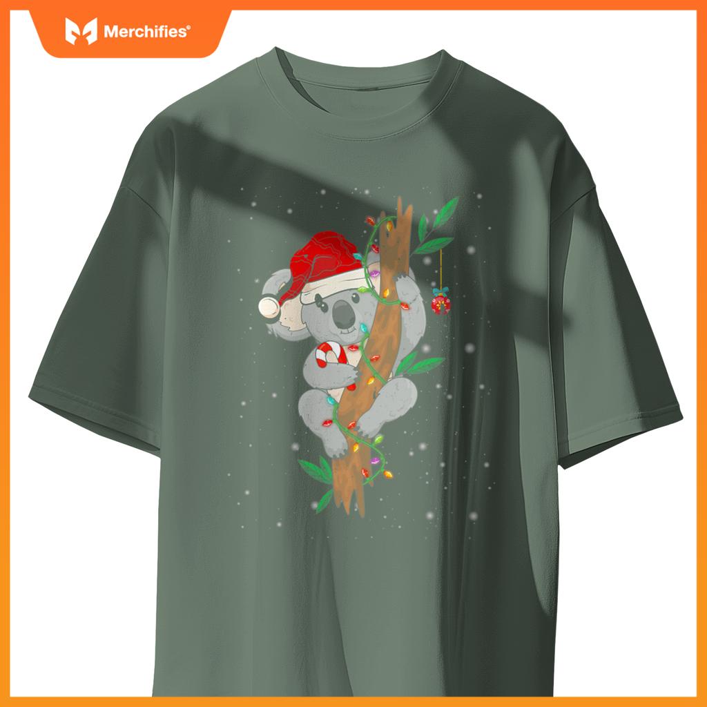Christmas koala santa sleigh teacher