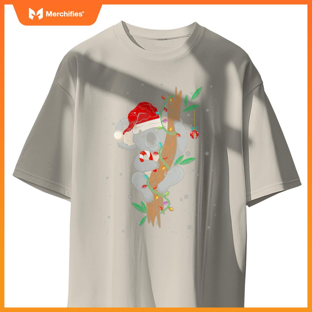 Christmas koala santa sleigh teacher
