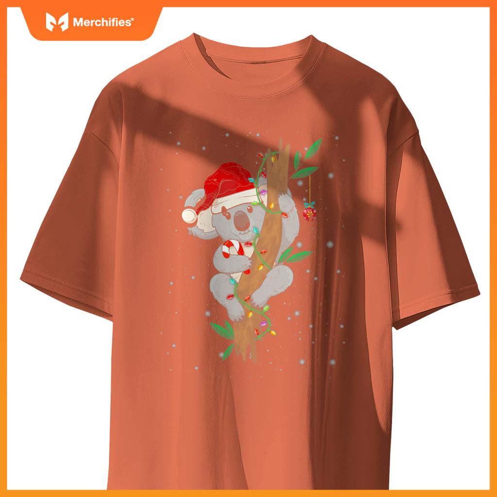 Christmas koala santa sleigh teacher