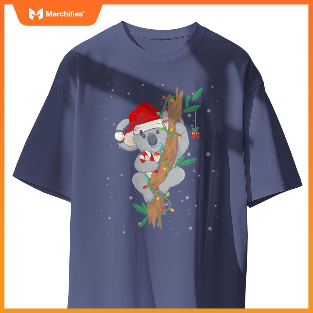 Christmas koala santa sleigh teacher