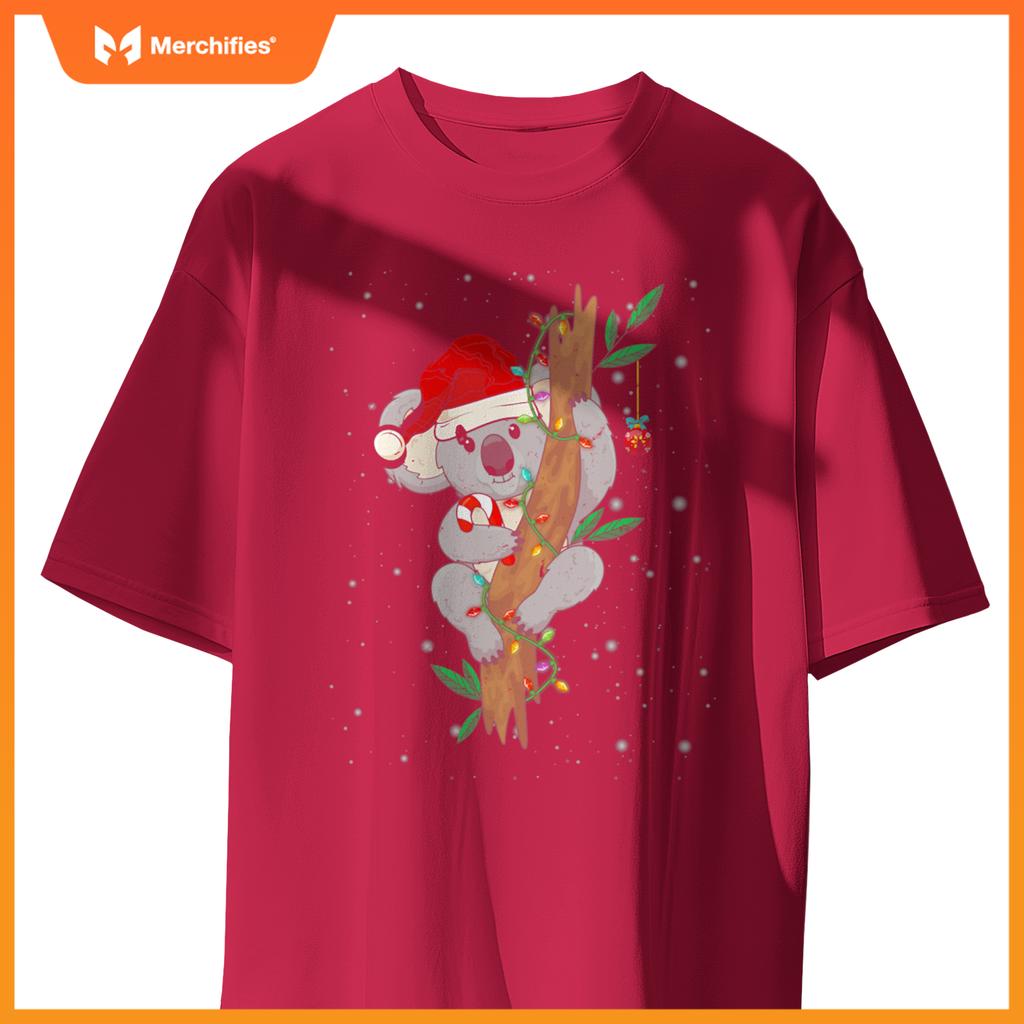 Christmas koala santa sleigh teacher