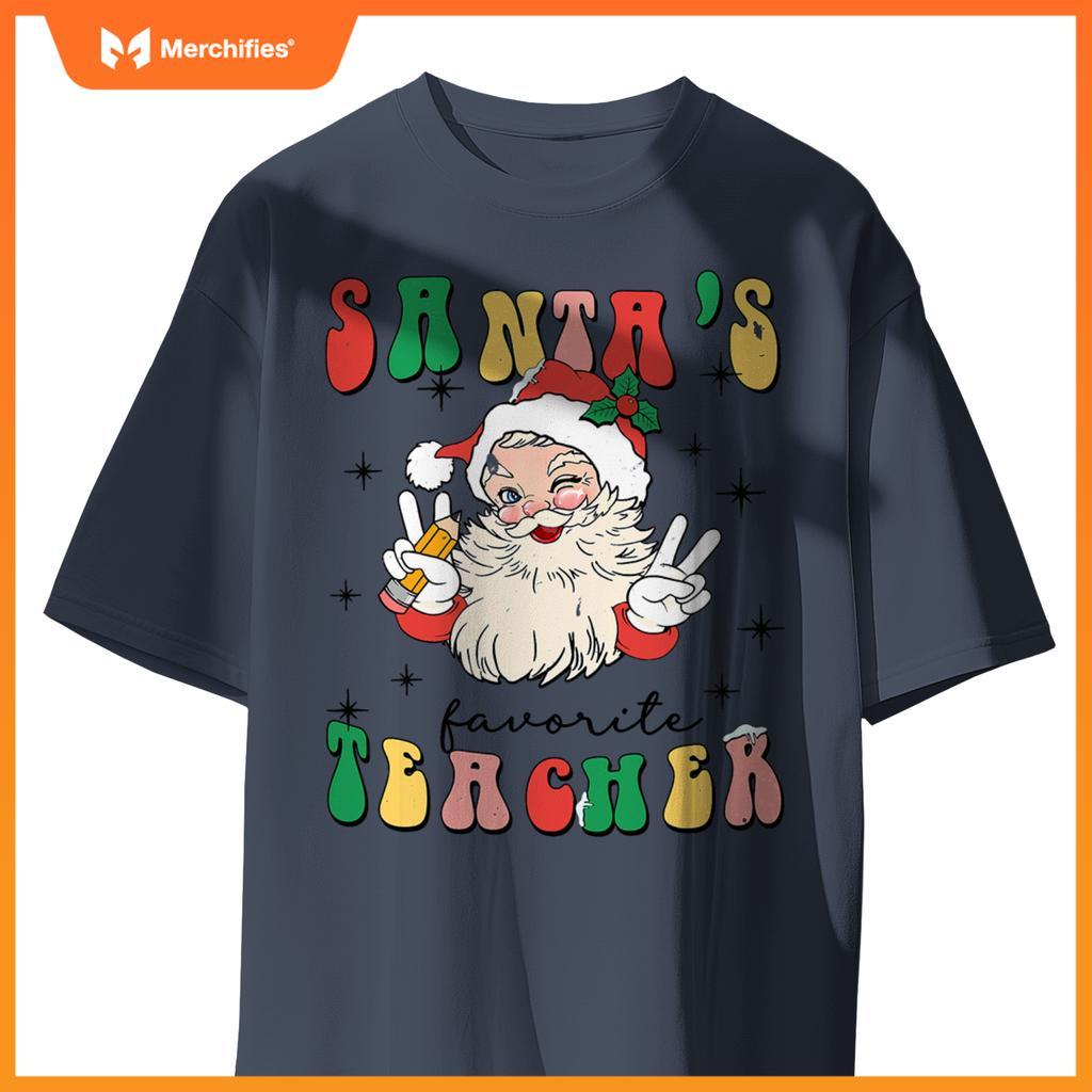 Christmas teacher appreciation santas favorite teacher
