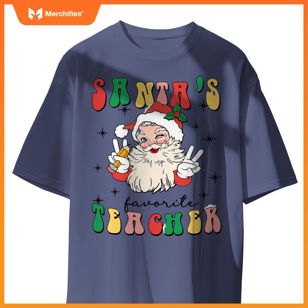 Christmas teacher appreciation santas favorite teacher