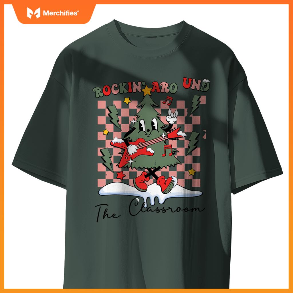 Christmas teacher rockin around  classroom xmas holiday