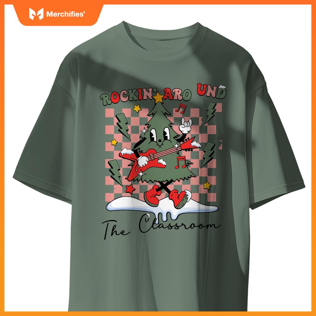 Christmas teacher rockin around  classroom xmas holiday