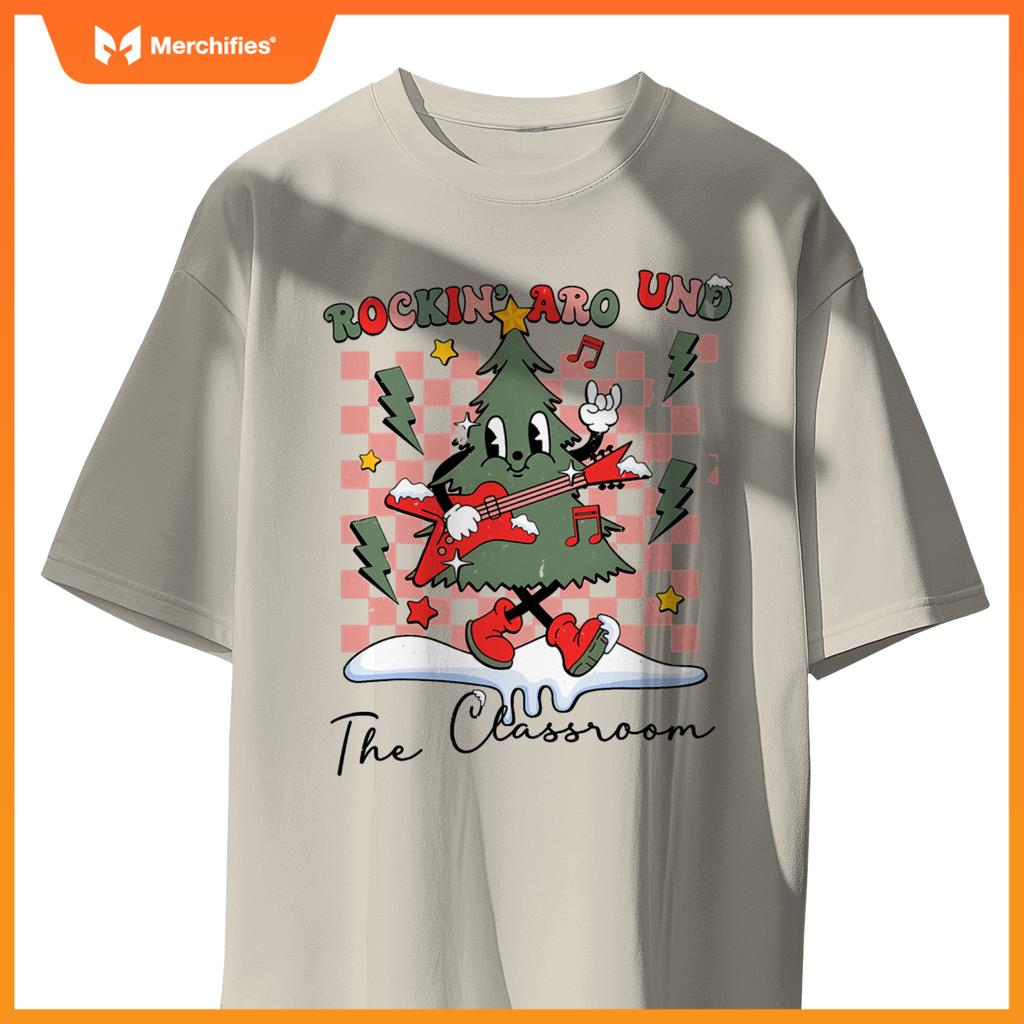 Christmas teacher rockin around  classroom xmas holiday