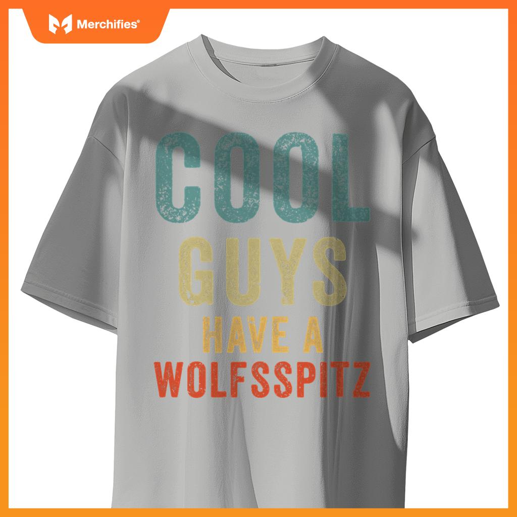 Cool Guys Have A Wolfsspitz Dog Dogs Dog Owners T-Shirt