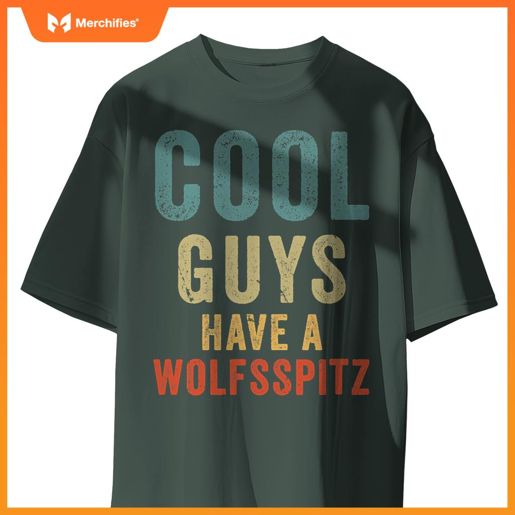 Cool Guys Have A Wolfsspitz Dog Dogs Dog Owners T-Shirt