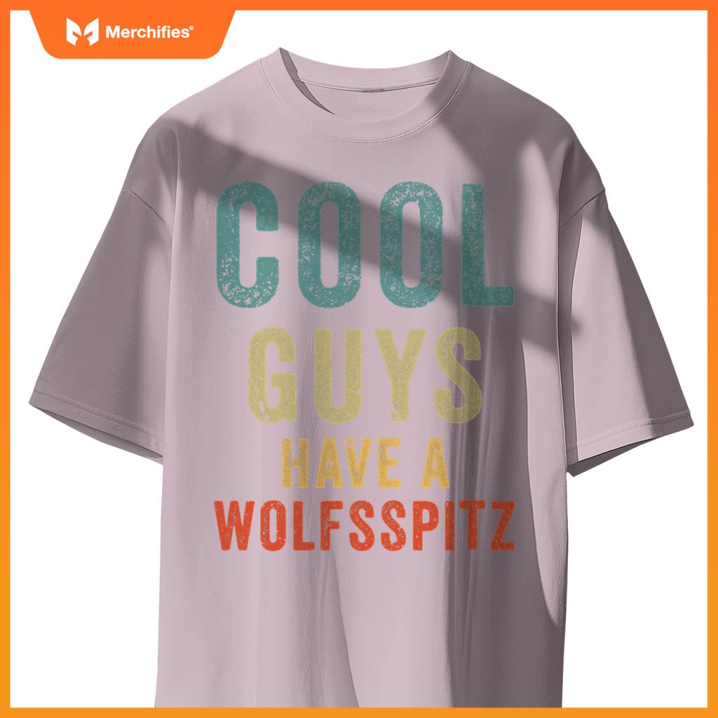 Cool Guys Have A Wolfsspitz Dog Dogs Dog Owners T-Shirt