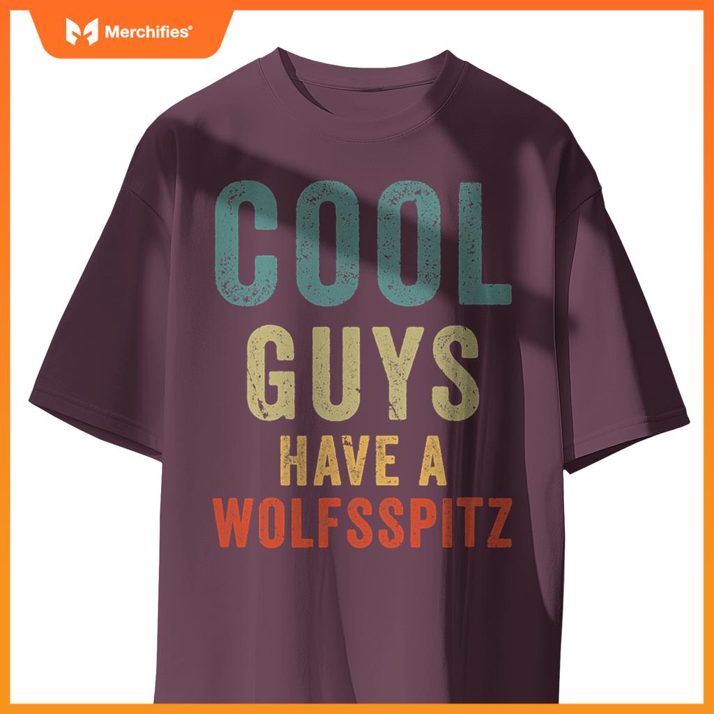 Cool Guys Have A Wolfsspitz Dog Dogs Dog Owners T-Shirt