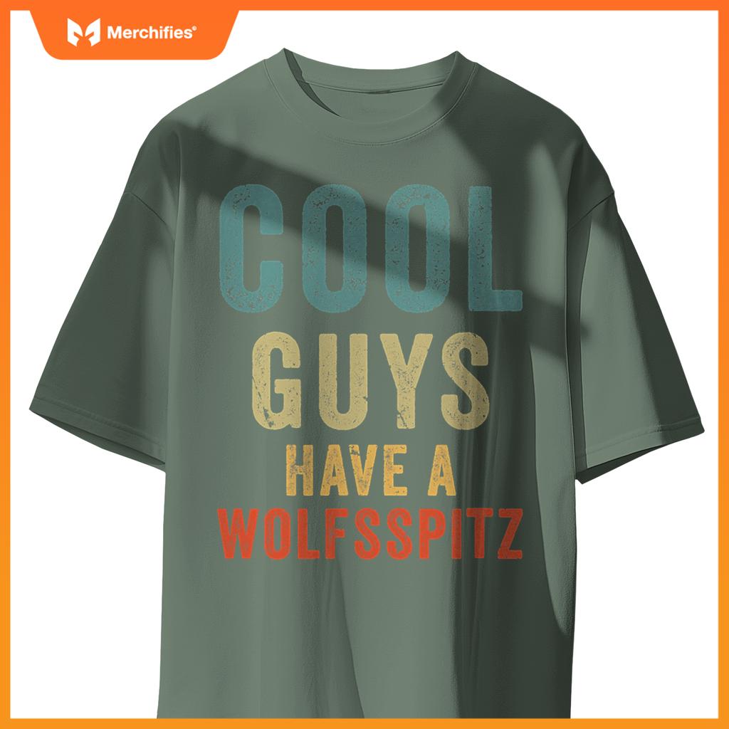 Cool Guys Have A Wolfsspitz Dog Dogs Dog Owners T-Shirt