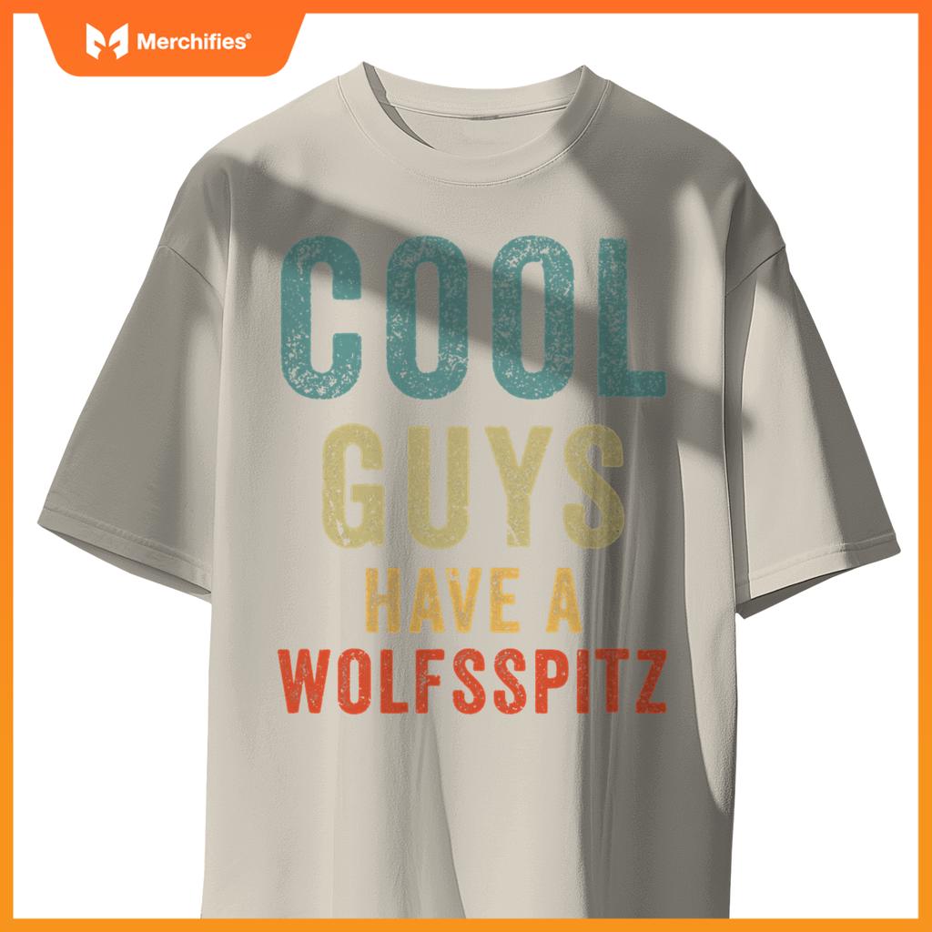 Cool Guys Have A Wolfsspitz Dog Dogs Dog Owners T-Shirt