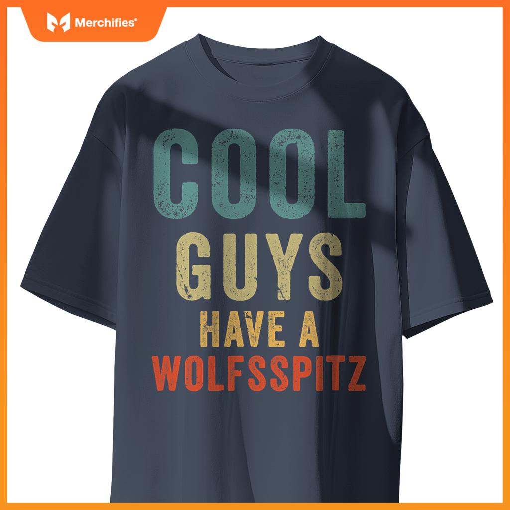 Cool Guys Have A Wolfsspitz Dog Dogs Dog Owners T-Shirt