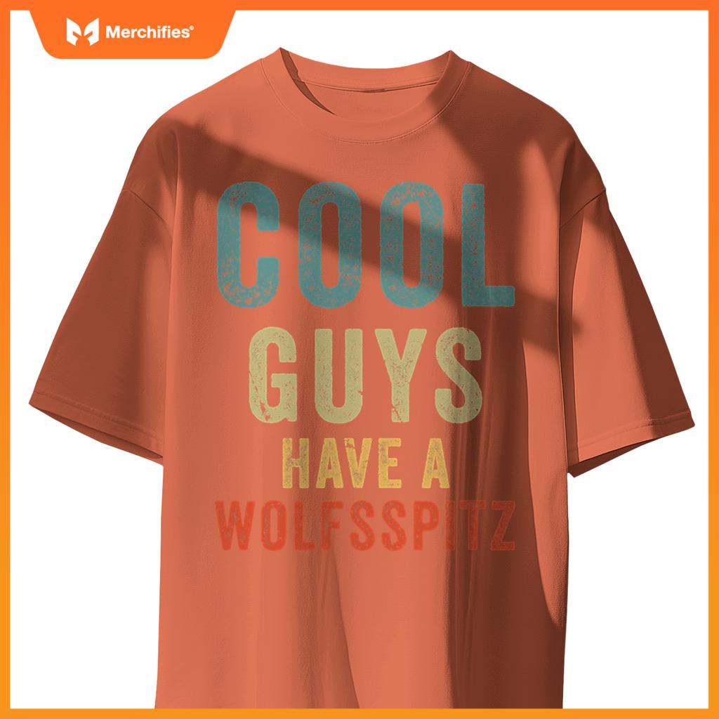 Cool Guys Have A Wolfsspitz Dog Dogs Dog Owners T-Shirt