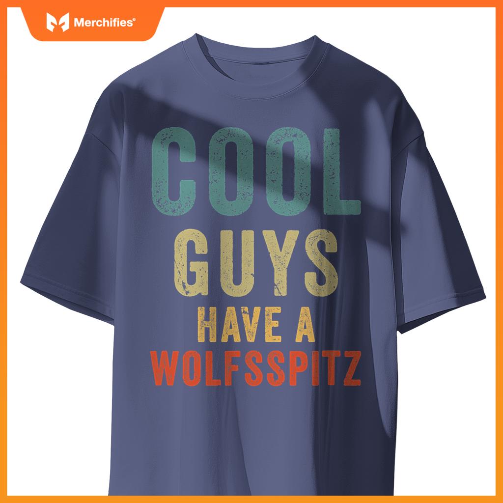Cool Guys Have A Wolfsspitz Dog Dogs Dog Owners T-Shirt