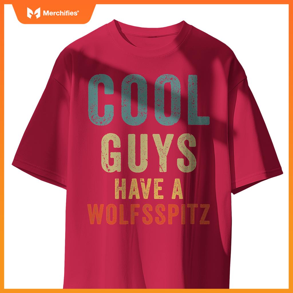 Cool Guys Have A Wolfsspitz Dog Dogs Dog Owners T-Shirt