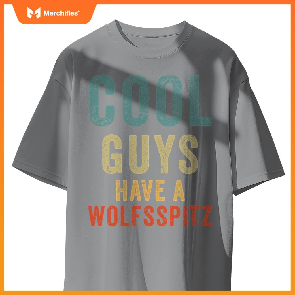 Cool Guys Have A Wolfsspitz Dog Dogs Dog Owners T-Shirt