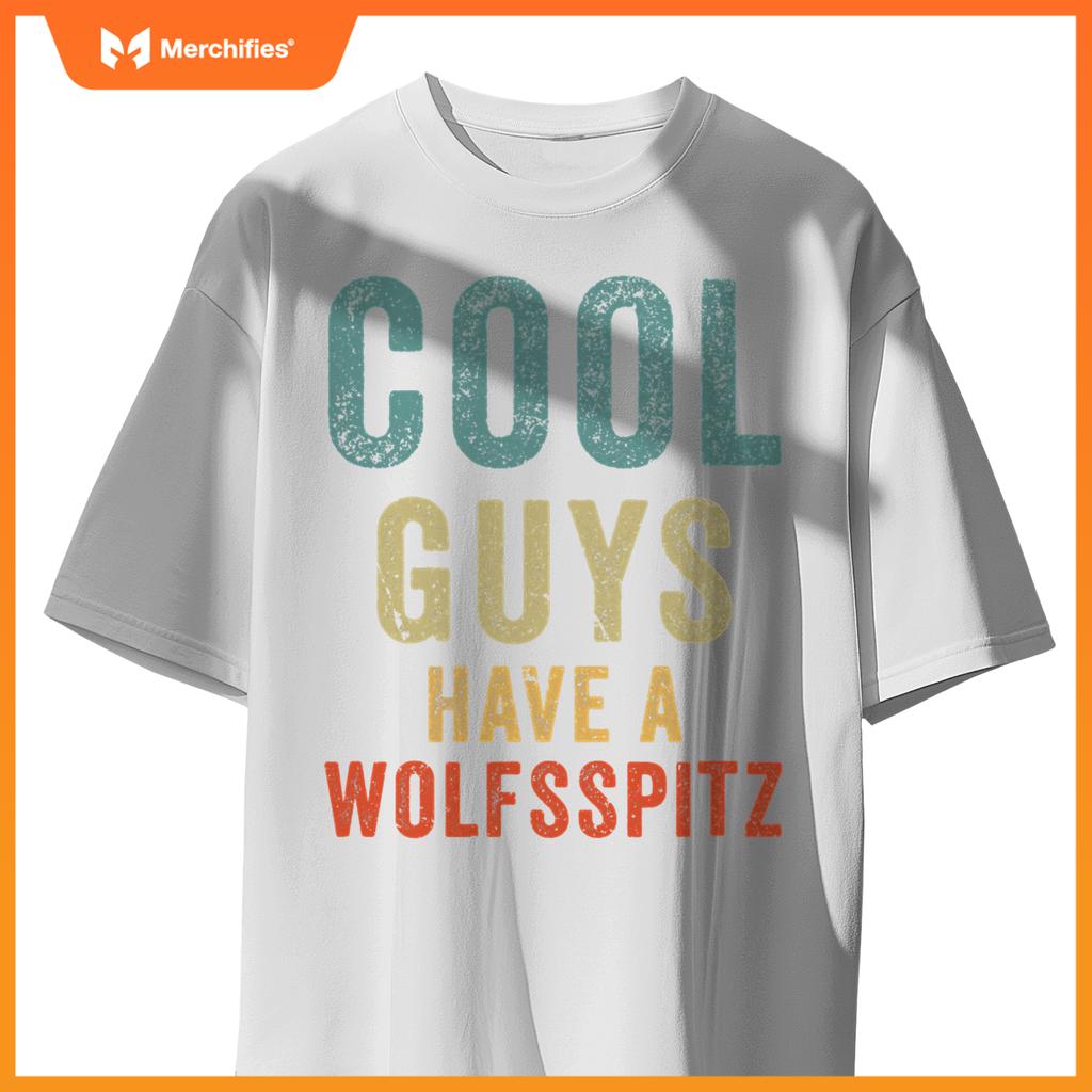 Cool Guys Have A Wolfsspitz Dog Dogs Dog Owners T-Shirt