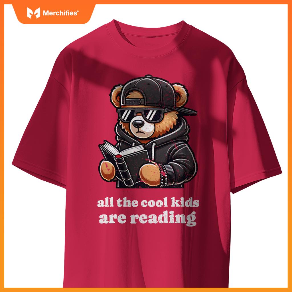 Cool kids are reading hip hop teddy bear reading teacher