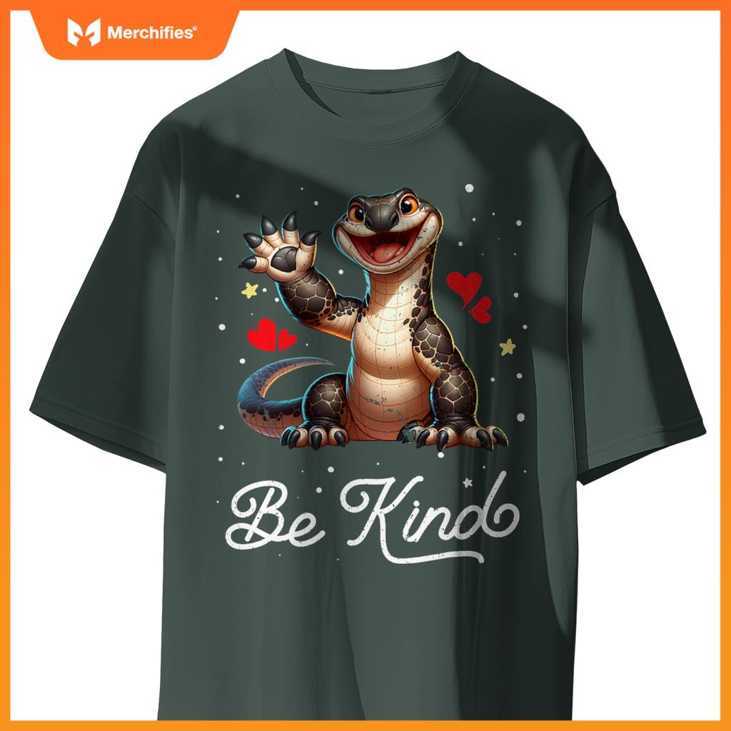 Cute be kind komodo dragon unity day kid teacher kindness