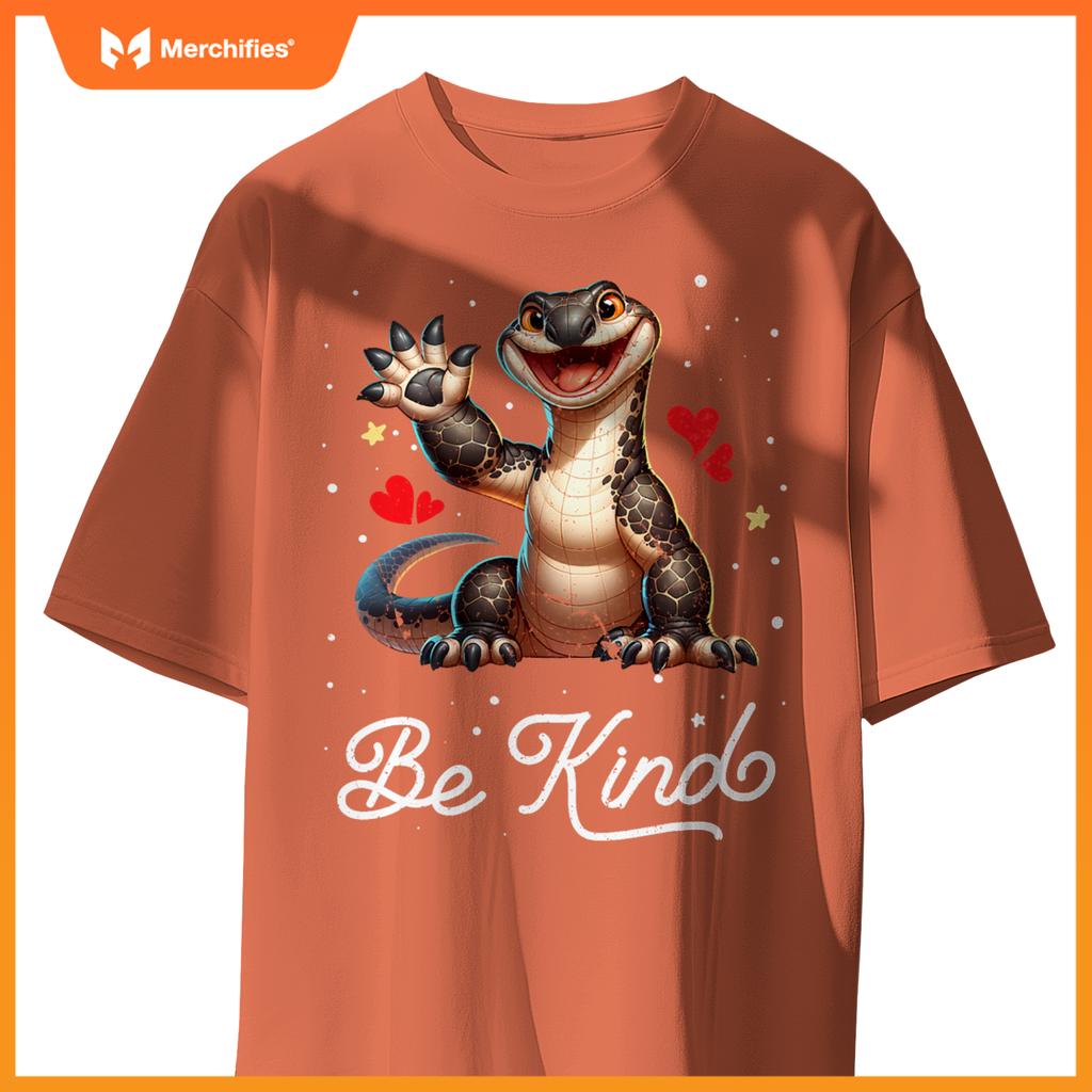 Cute be kind komodo dragon unity day kid teacher kindness
