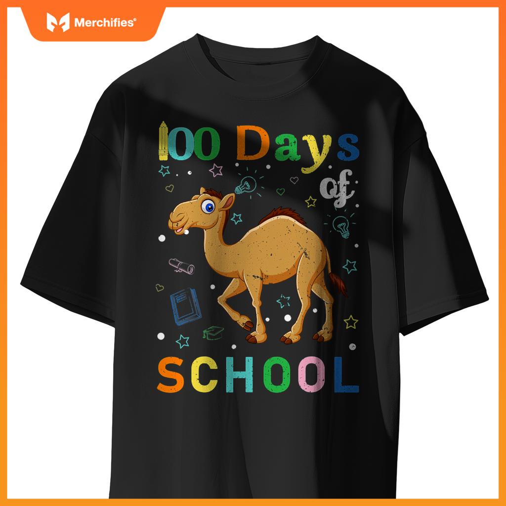 Cute camel lovers teacher student 100th day of school