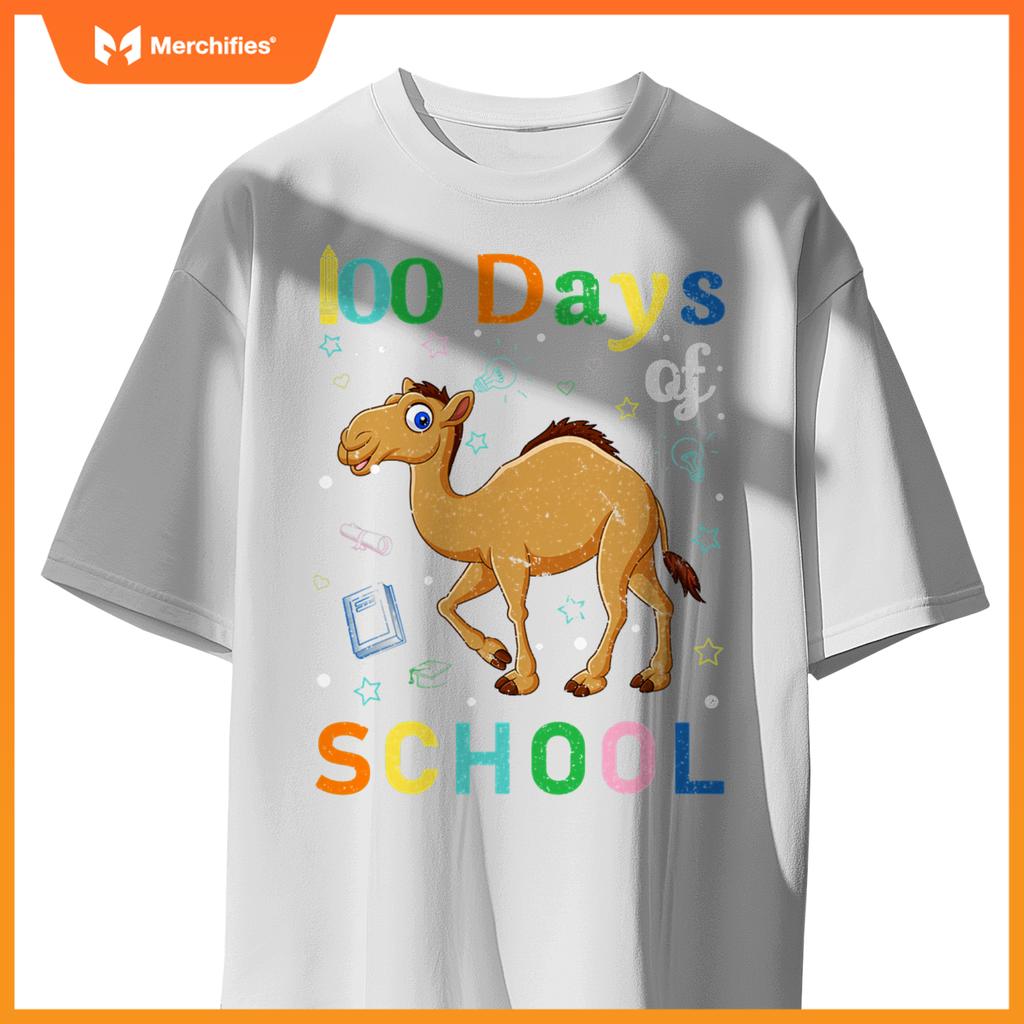 Cute camel lovers teacher student 100th day of school