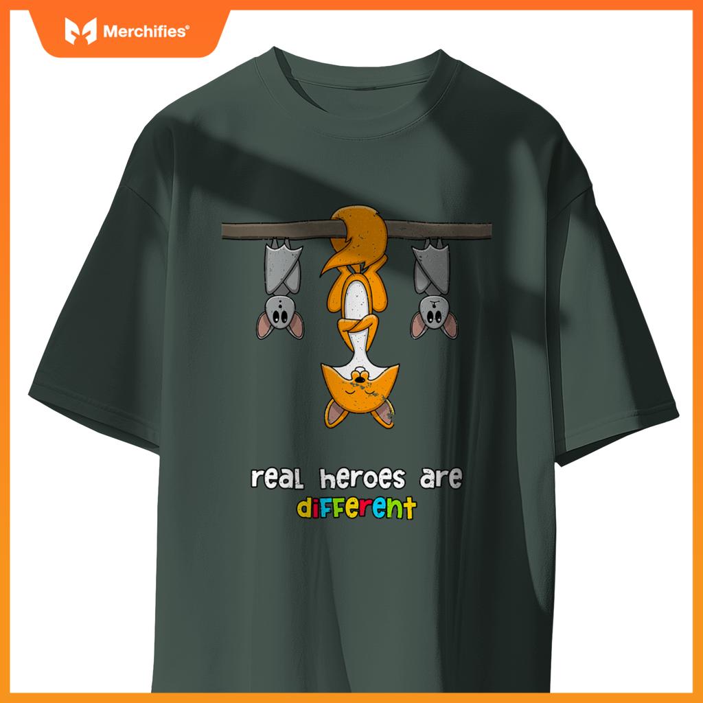 Cute fox hero special education teacher autism awareness