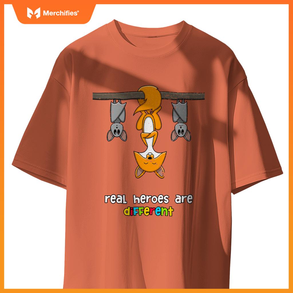 Cute fox hero special education teacher autism awareness
