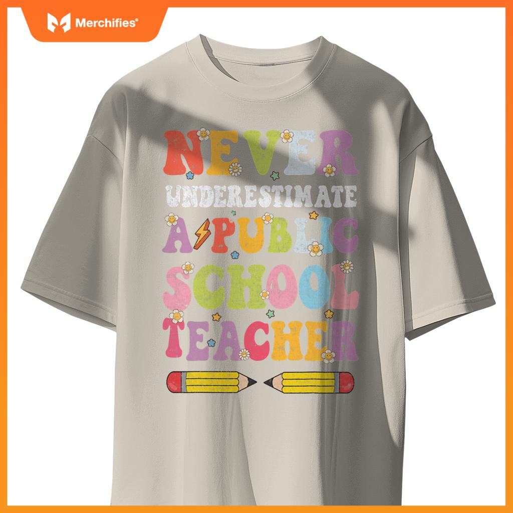 Cute groovy never underestimate a public school teacher