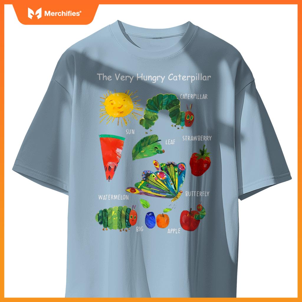 Cute hungry caterpillar teacher kindergarten back to school