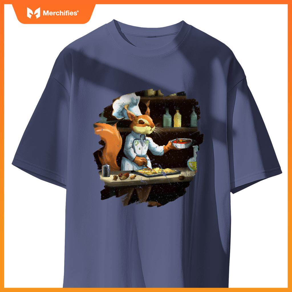 Cute Squirrel Chef Cooking Food Squirrel T-Shirt