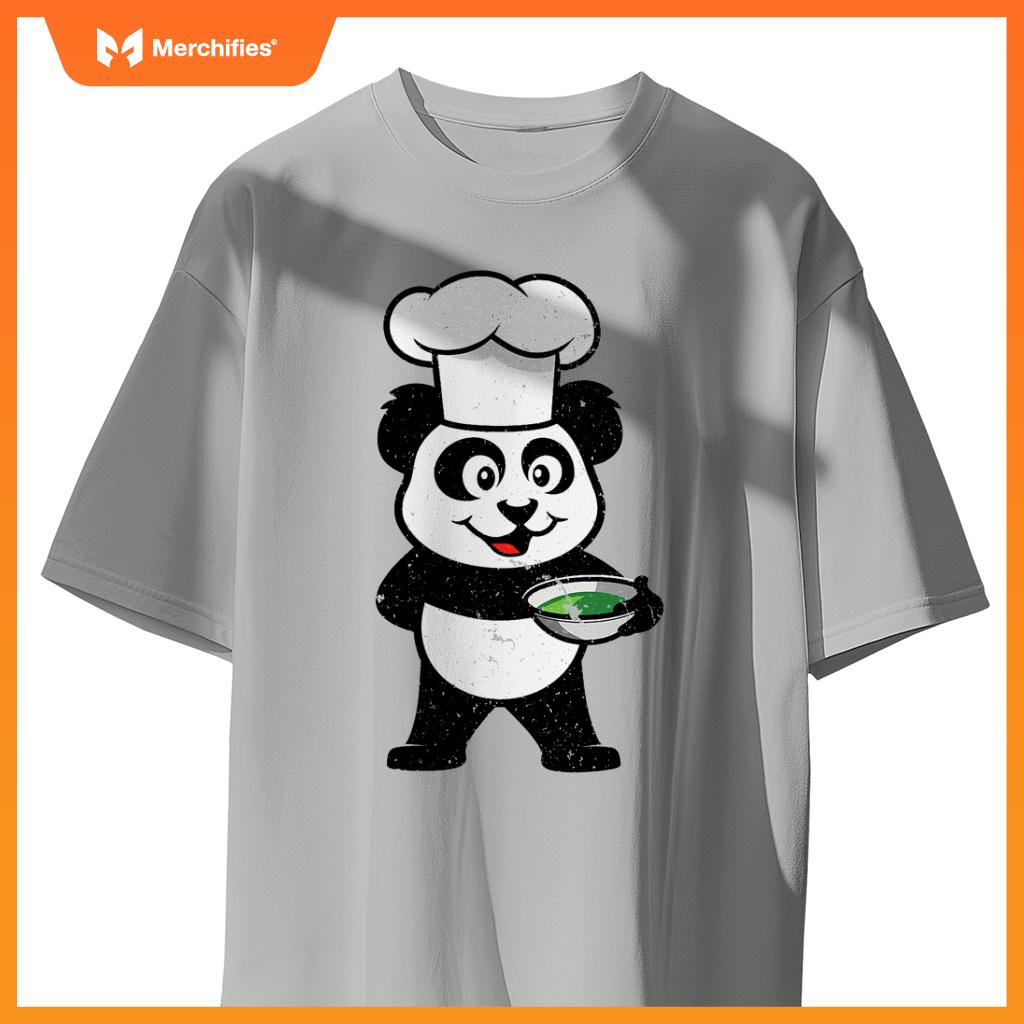 Cute Union Baker Panda Cute Cartoon Chef  Idea T-Shirt