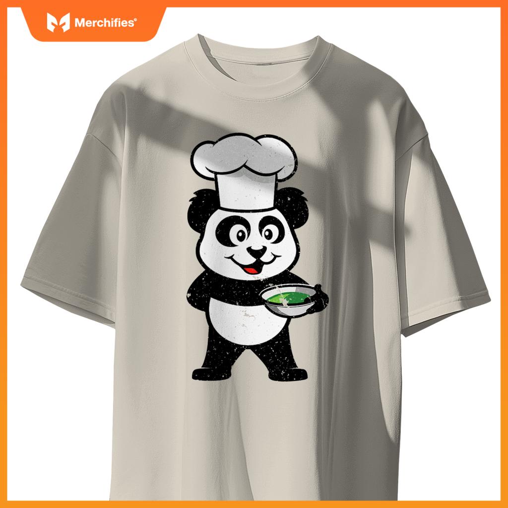 Cute Union Baker Panda Cute Cartoon Chef  Idea T-Shirt