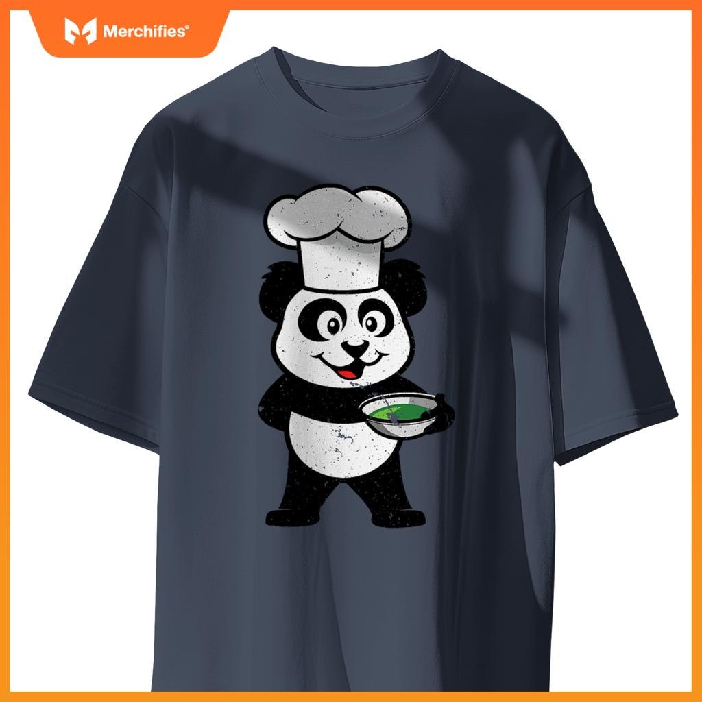 Cute Union Baker Panda Cute Cartoon Chef  Idea T-Shirt