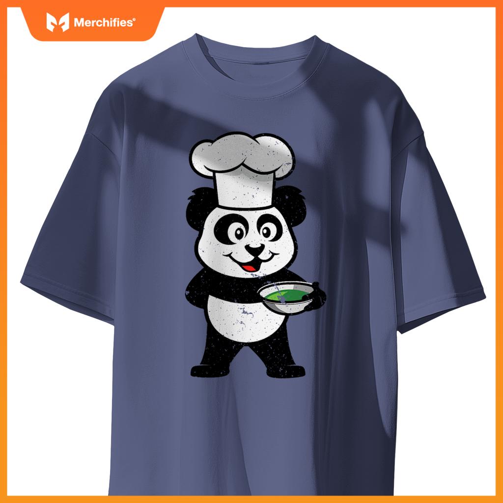 Cute Union Baker Panda Cute Cartoon Chef  Idea T-Shirt