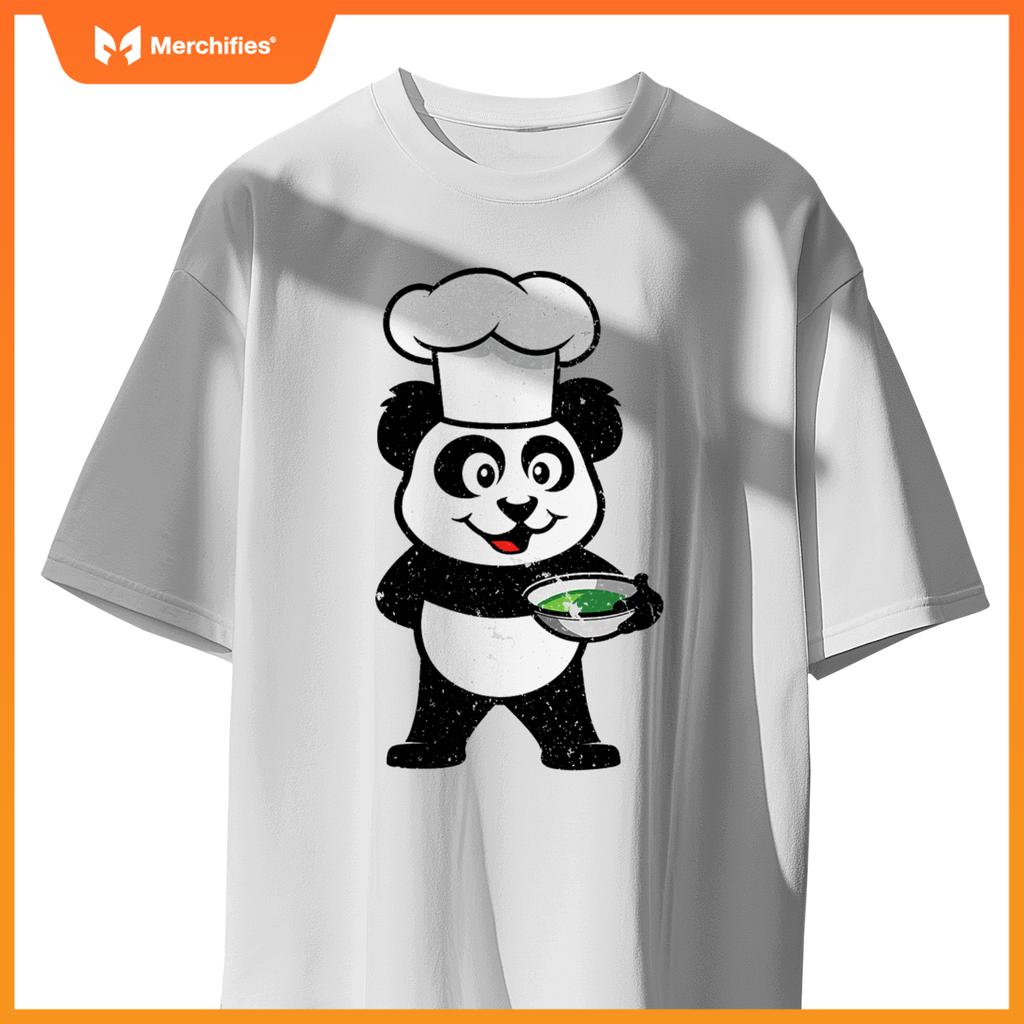 Cute Union Baker Panda Cute Cartoon Chef  Idea T-Shirt