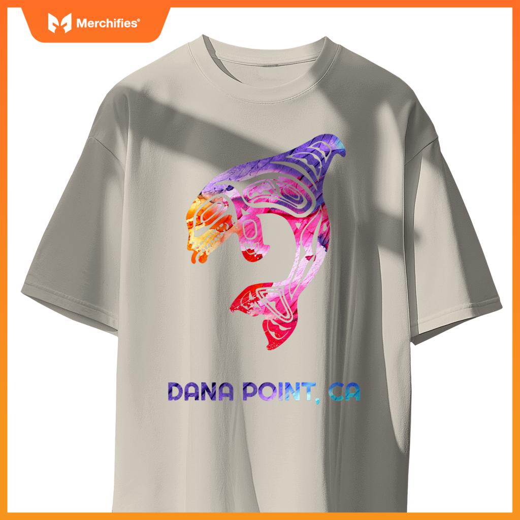 Dana point calinia orca killer whale native american t-shirt