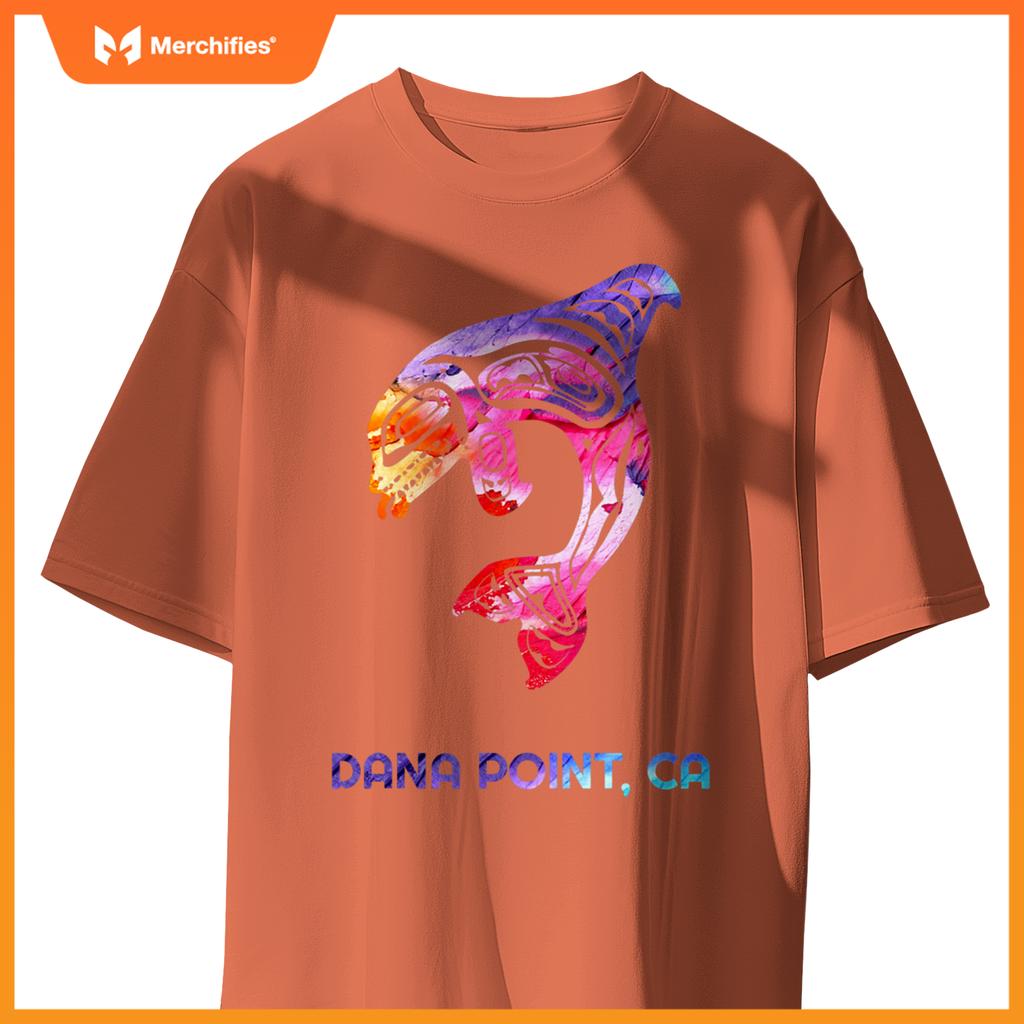 Dana point calinia orca killer whale native american t-shirt