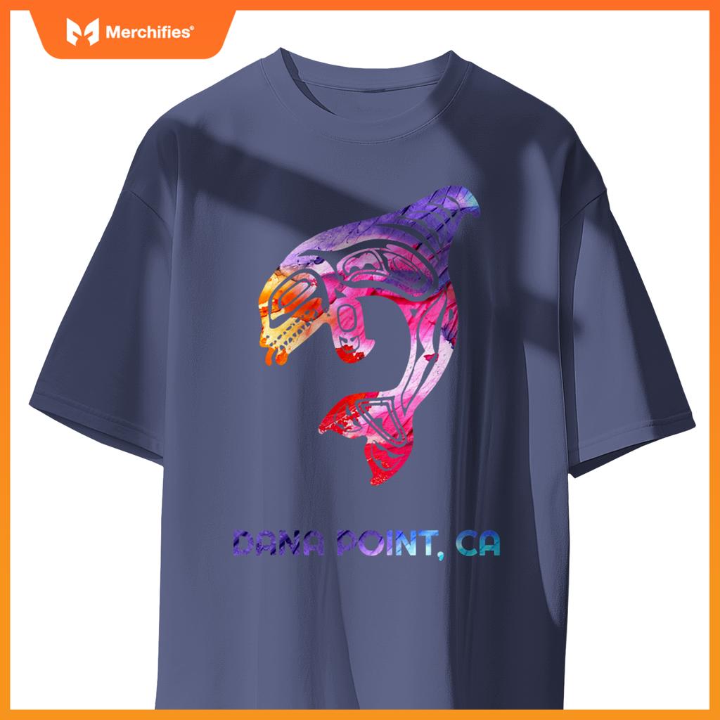 Dana point calinia orca killer whale native american t-shirt
