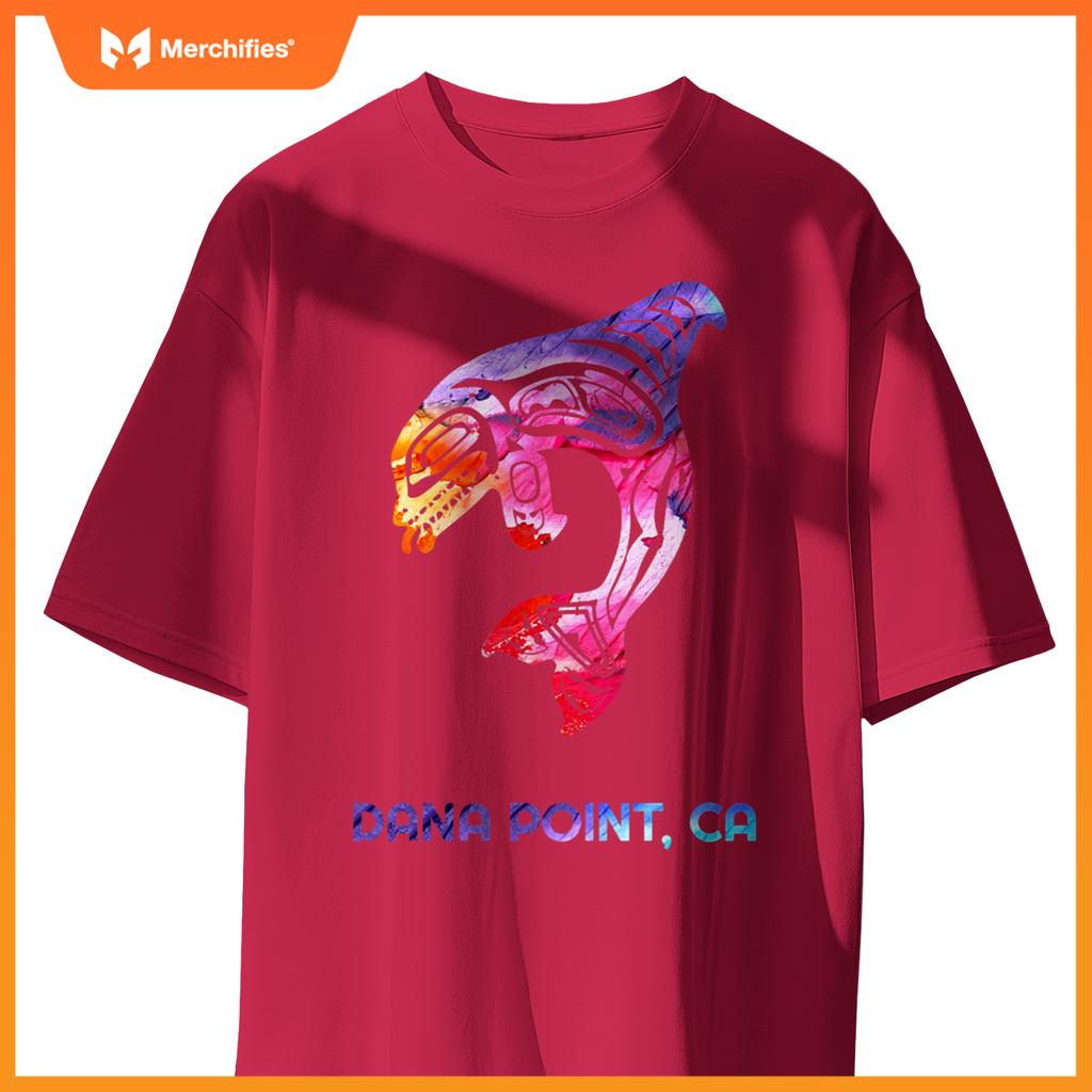 Dana point calinia orca killer whale native american t-shirt