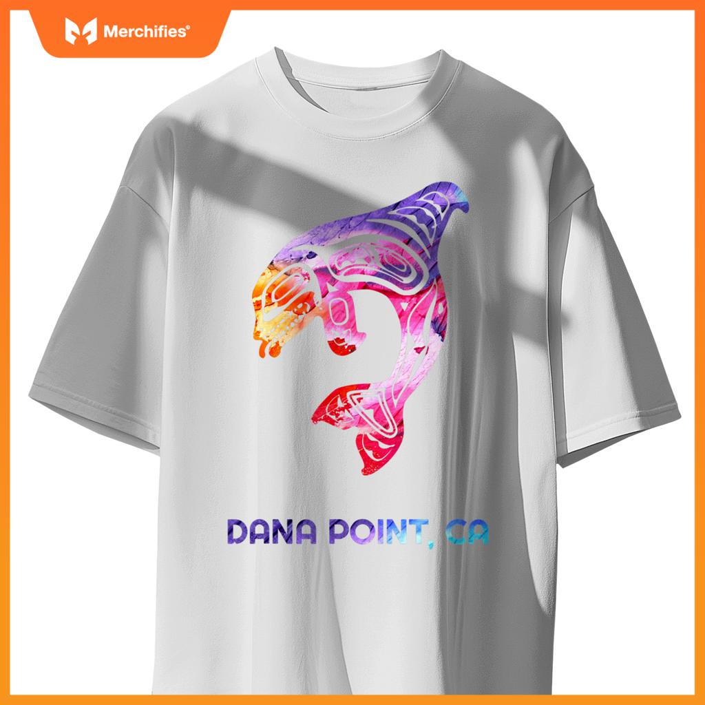 Dana point calinia orca killer whale native american t-shirt